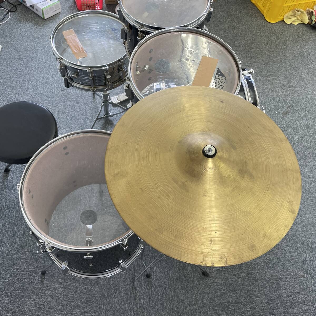 ARIA アリア ビンテージ ドラムセット【札幌発 180サイズ×3個口発送 引取大歓迎】_3