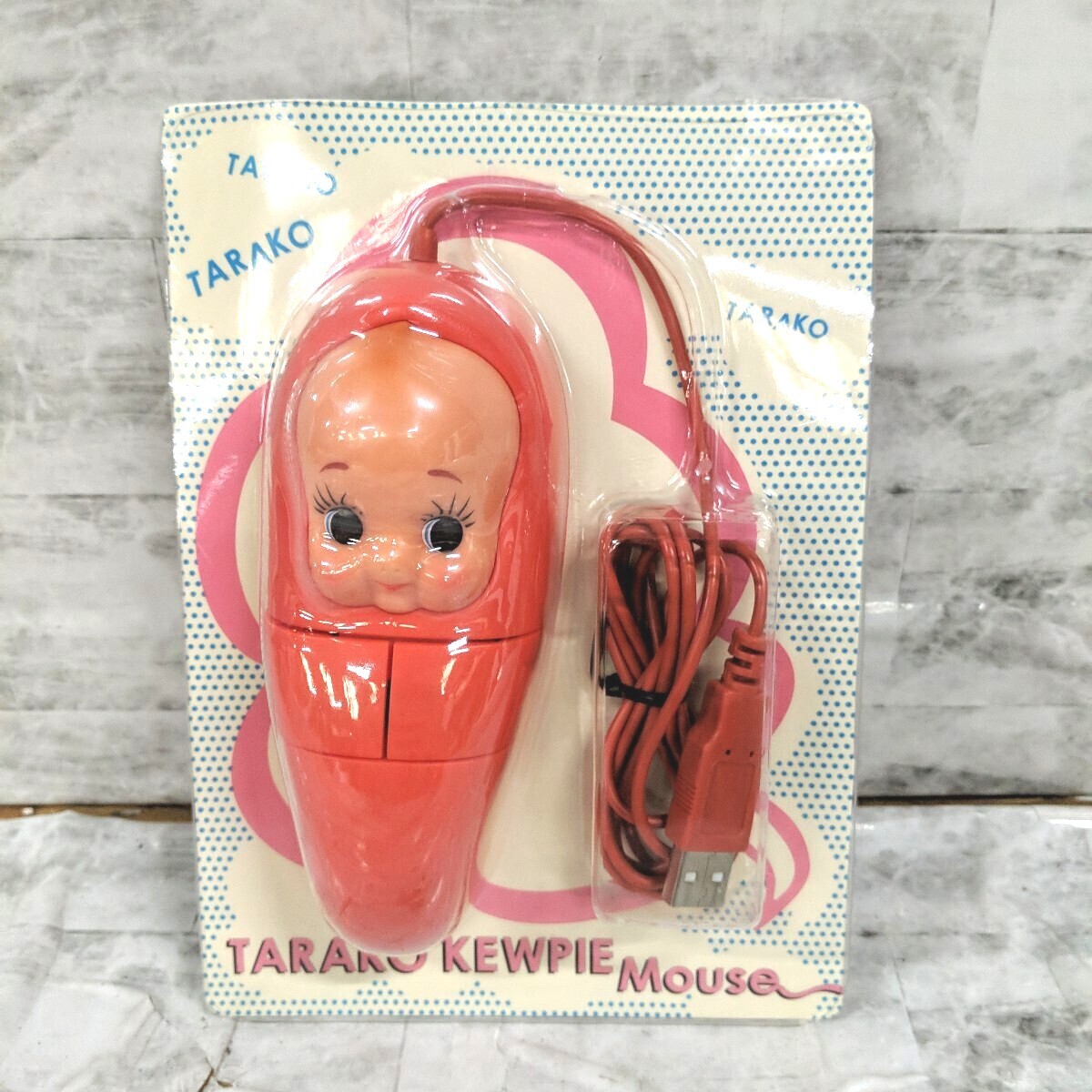 SKSZ1004 ▲　グッズ　未使用　希少 非売品 キューピーちゃん たらこキューピーマウス　キューピー人形　赤ちゃん　長期保管品_1