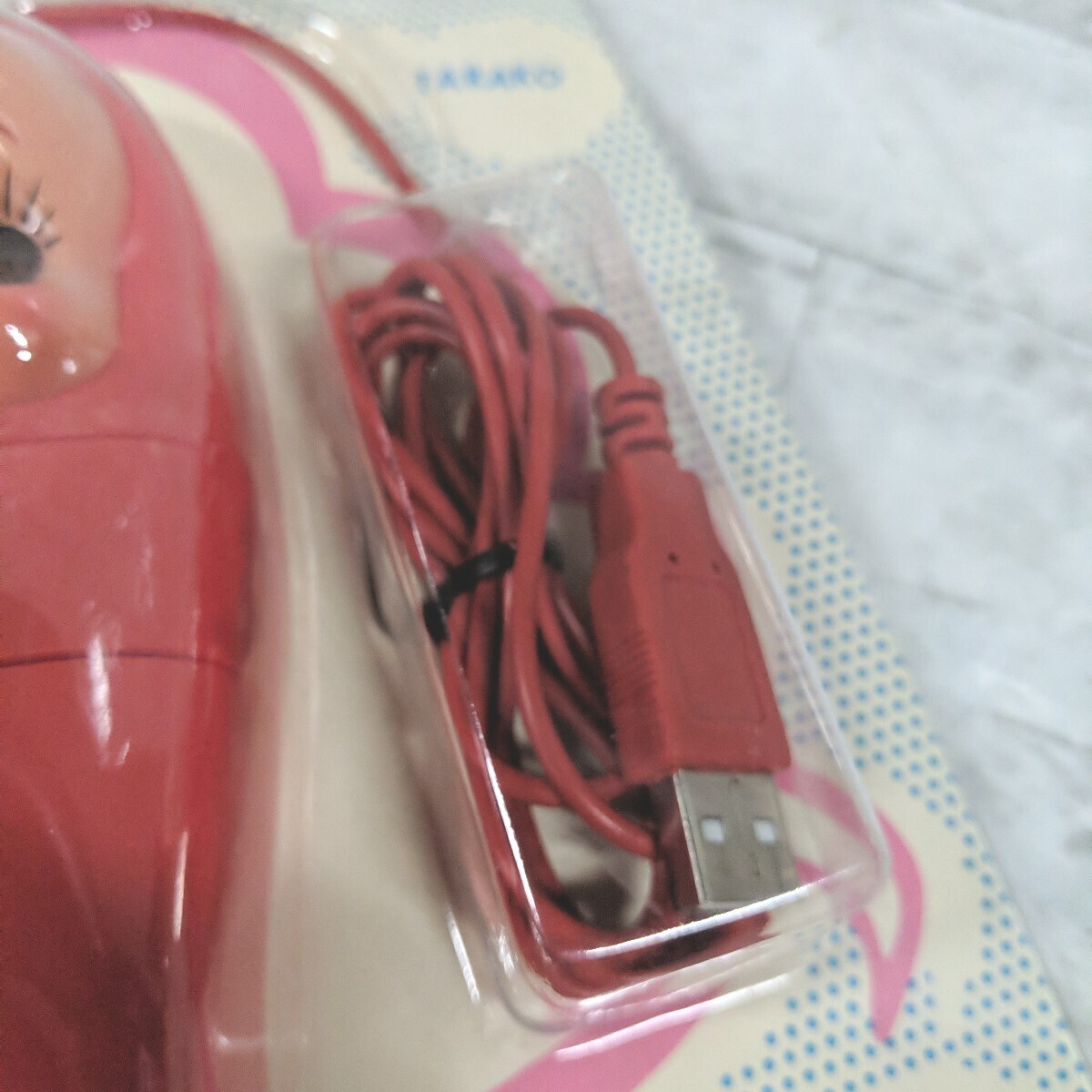 SKSZ1004 ▲　グッズ　未使用　希少 非売品 キューピーちゃん たらこキューピーマウス　キューピー人形　赤ちゃん　長期保管品_4