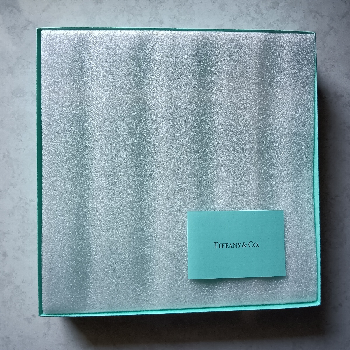 ティファニー TIFFANY＆Co ブルー ボックスプレート 食器 未使用品_2