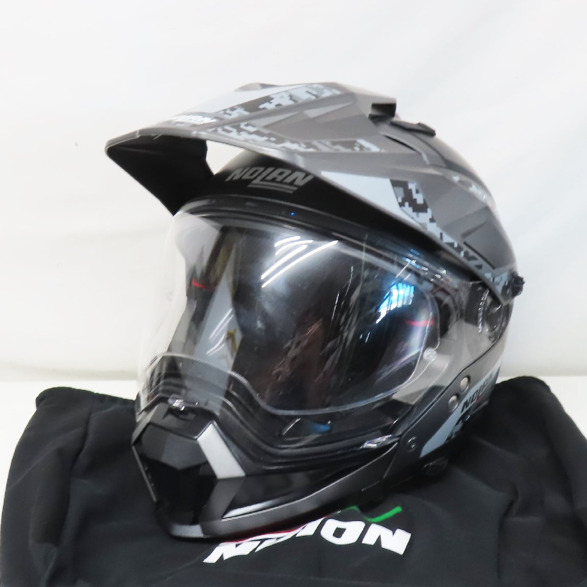 美品】NOLAN ノーラン N70-2X オフロード フルフェイスヘルメット XL