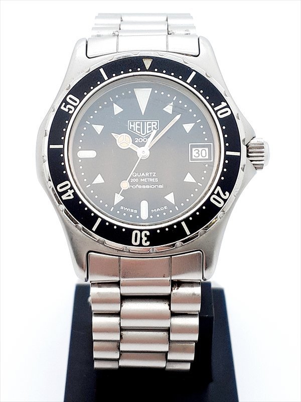 タグホイヤー TAG HEUER 2000 973-013 プロフェッショナル b04】稼働品 TAG Heuer タグホイヤー 973.013 2000シリーズ