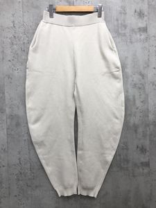 ゆうパケットOK for/c フォーシー スウェットライク カーブ バレルレッグ パンツ sizeM/
