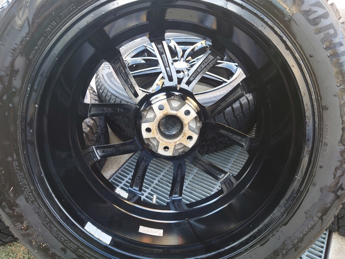 美品】235/55R19 スタッドレスタイヤホイールセット4本 2021年製造 8J 