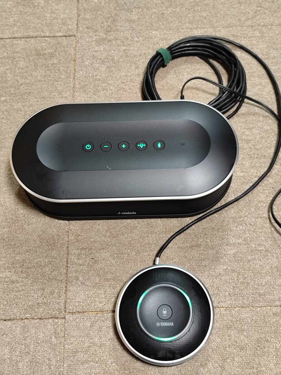 ★動作品★YAMAHA　YVC-1000　オンライン会議スピーカーマイク_1_2