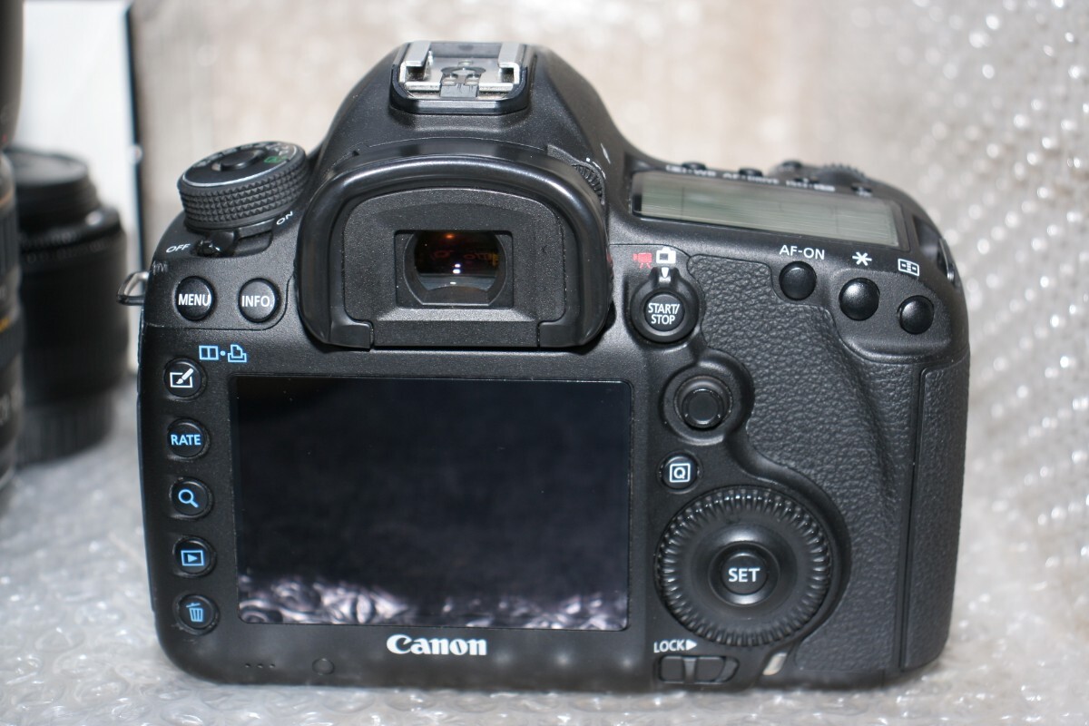 【豪華フルセット】Canon EOS 5D Mark III＋単焦点＆ズームレンズ＋純正アクセ＋スピードライト＋Fujin掃除機付き！_3