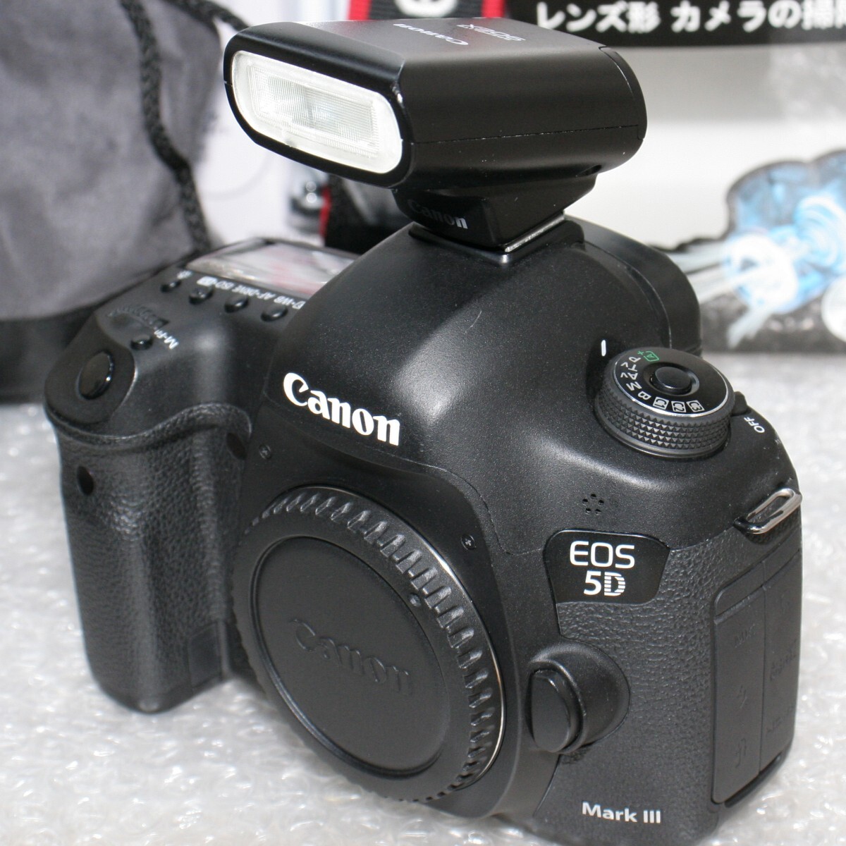 【豪華フルセット】Canon EOS 5D Mark III＋単焦点＆ズームレンズ＋純正アクセ＋スピードライト＋Fujin掃除機付き！_6