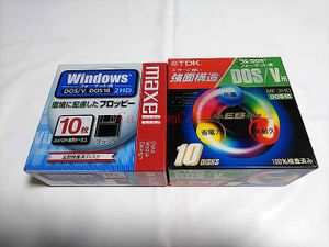 ○フロッピーディスク 計20枚 (10枚パック×2) MF-2HD DOS/V用 TDK maxell [未開封] MF2H