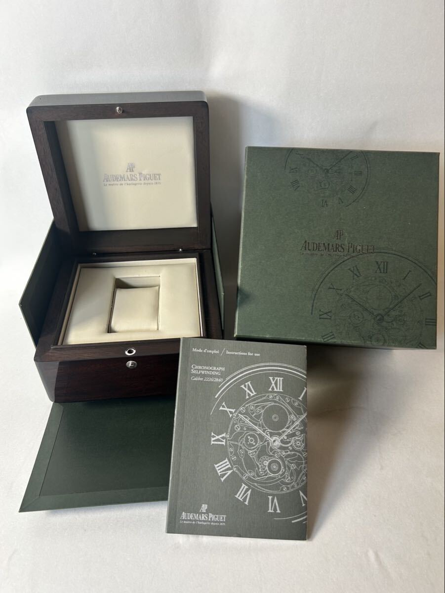 □AP オーデマピゲ wood box 時計保管ケース green グリーン 空箱