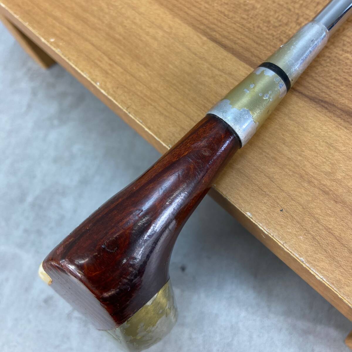 ケネススミス ROLL-IN 107687 木製 メンズゴルフパター スチール 右