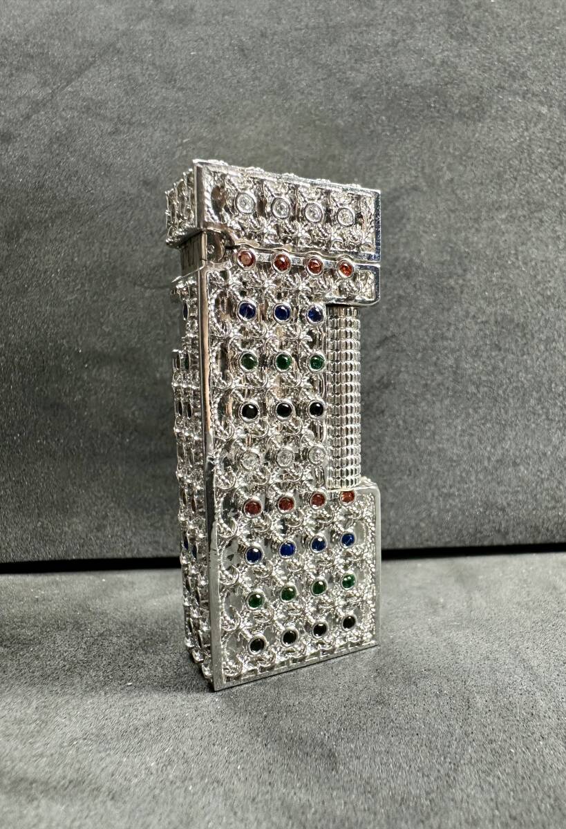 M8 ダンヒル スターリング 925 シルバー ガスライター Dunhill Sterling 925 Silver ( St Dupont , Cartier, Dunhill, Dior コレクション)_1