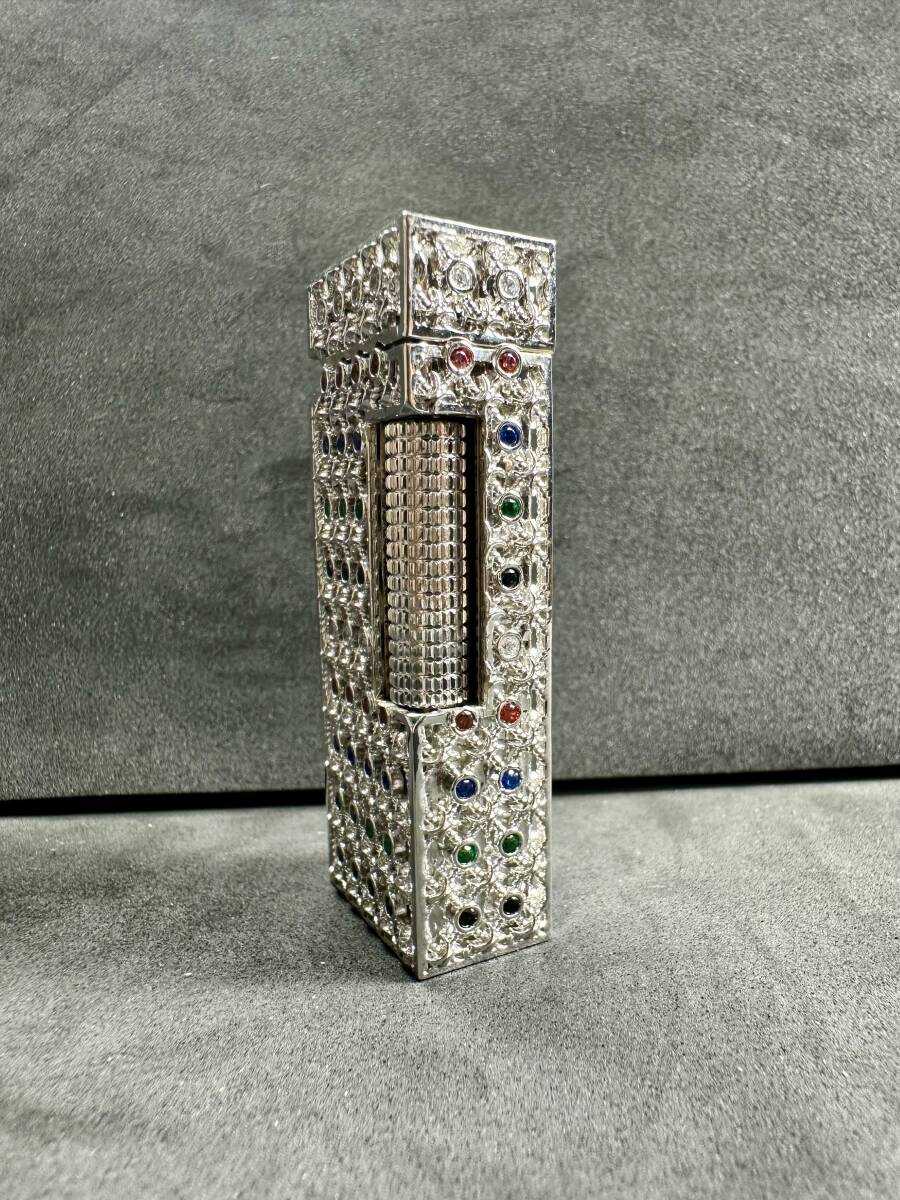 M8 ダンヒル スターリング 925 シルバー ガスライター Dunhill Sterling 925 Silver ( St Dupont , Cartier, Dunhill, Dior コレクション)_2