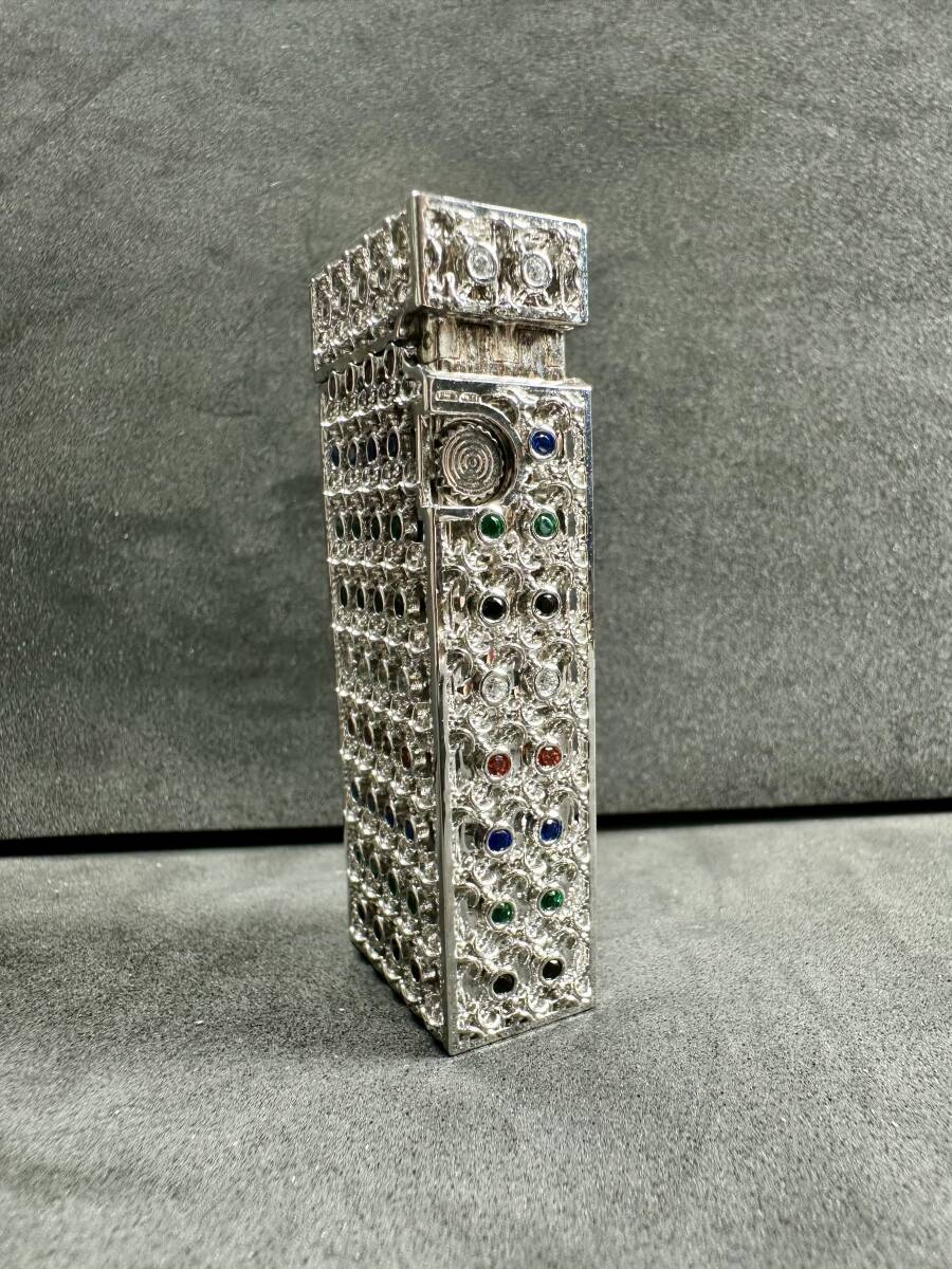 M8 ダンヒル スターリング 925 シルバー ガスライター Dunhill Sterling 925 Silver ( St Dupont , Cartier, Dunhill, Dior コレクション)_4