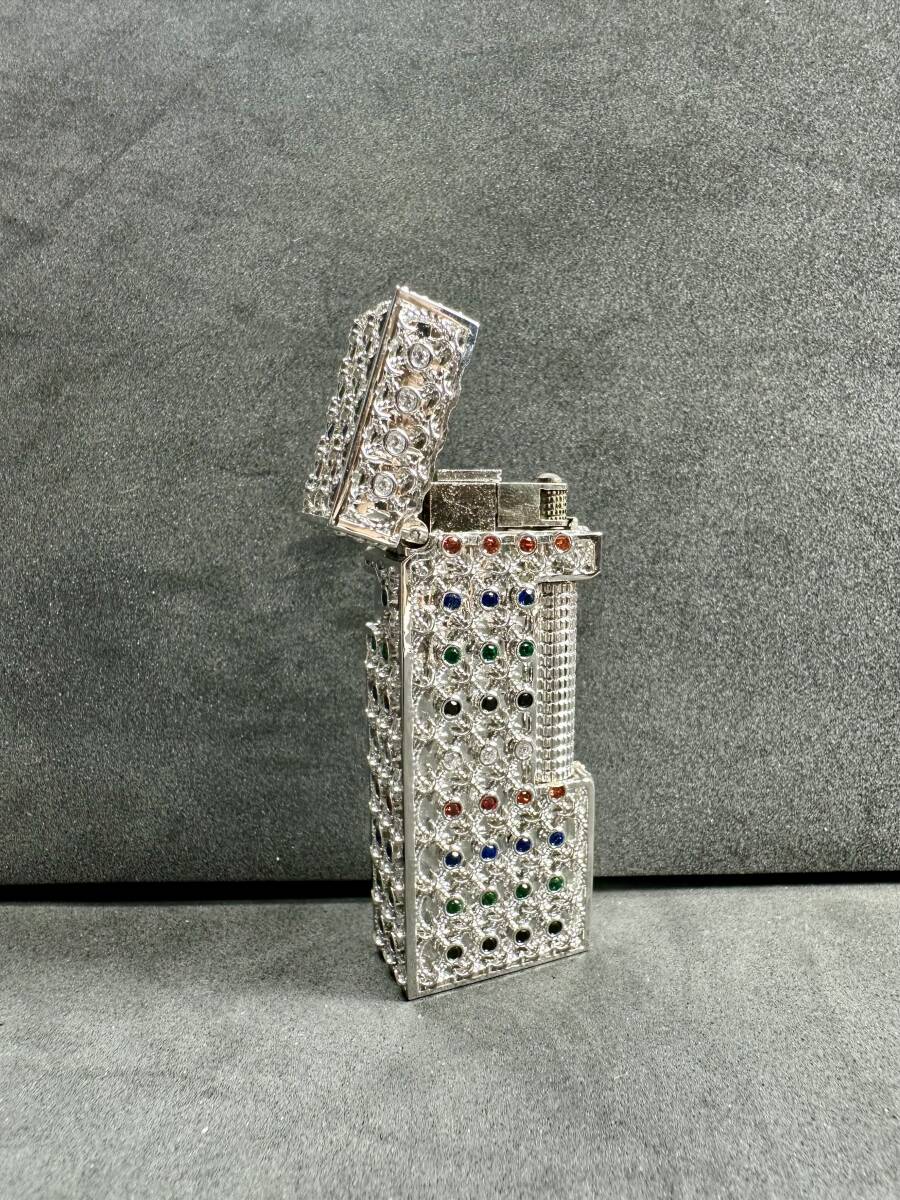 M8 ダンヒル スターリング 925 シルバー ガスライター Dunhill Sterling 925 Silver ( St Dupont , Cartier, Dunhill, Dior コレクション)_7