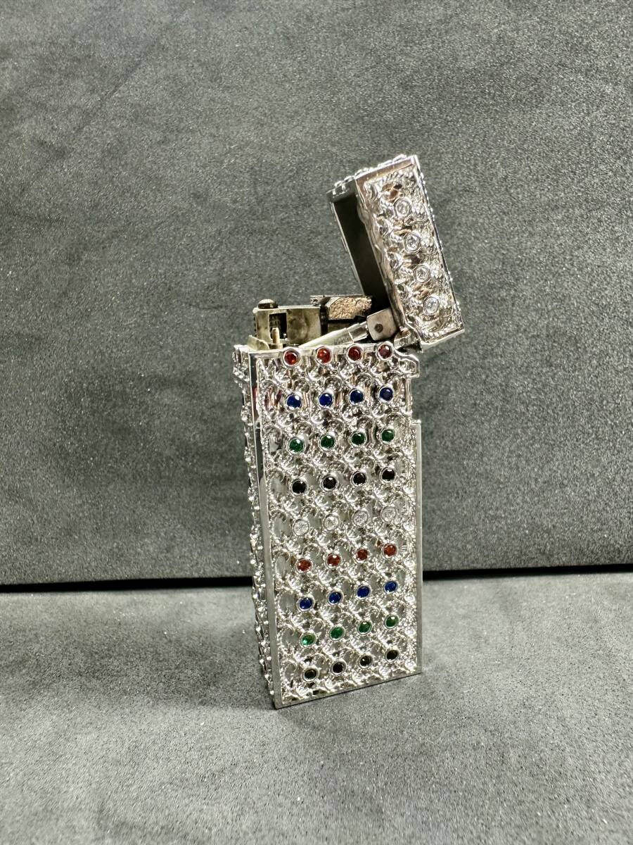 M8 ダンヒル スターリング 925 シルバー ガスライター Dunhill Sterling 925 Silver ( St Dupont , Cartier, Dunhill, Dior コレクション)_8