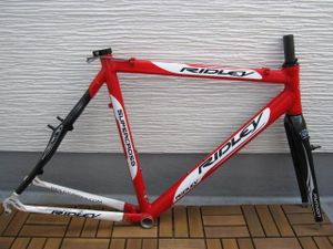 RIDLEY(リドレー) SUPERCROSS(スーパークロス) スカンジウムSC7000＆カーボンバック レッ