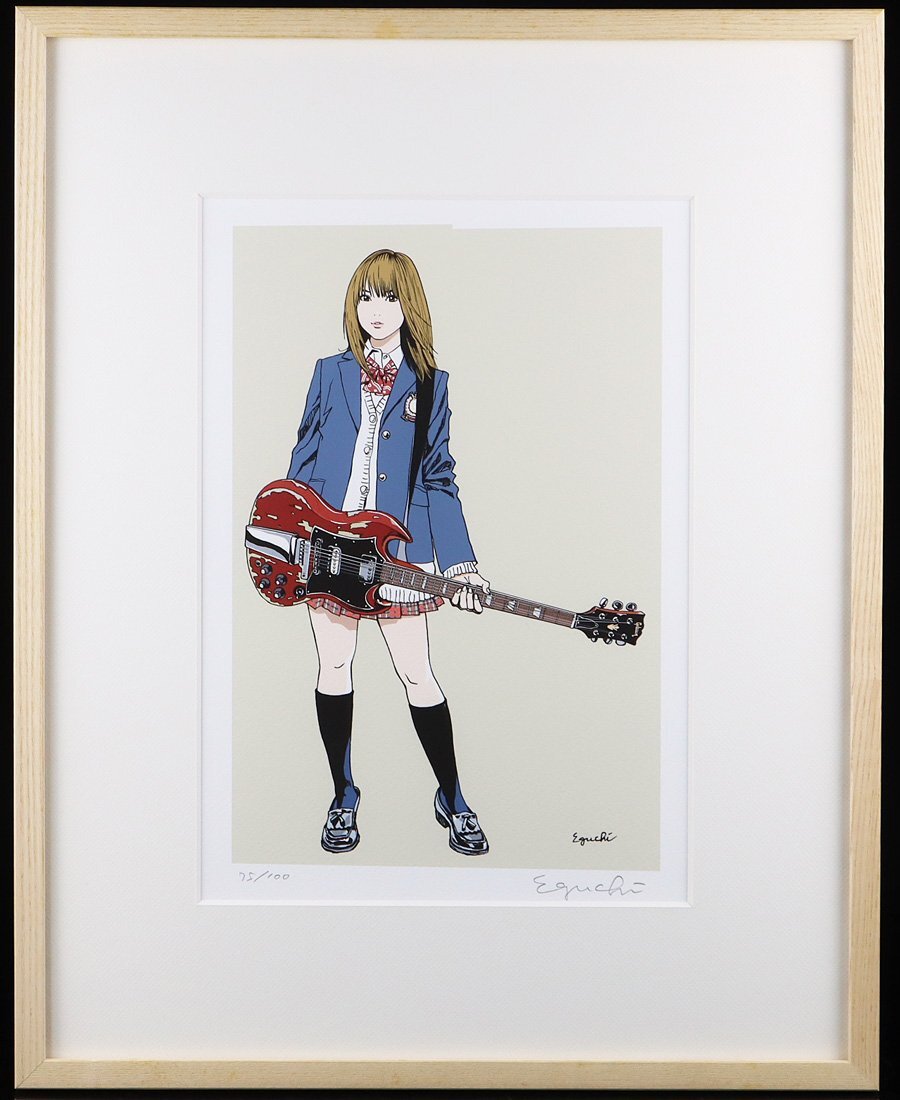魁◇希少人気作品 限定版画 本物保証 人気作家 江口寿史 『SG
