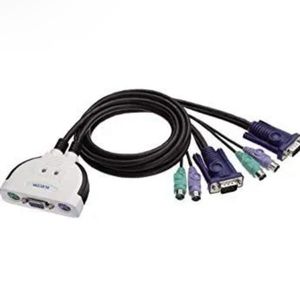 Elecom パソコン自動切替器、KVM-KP2N、PC2台用