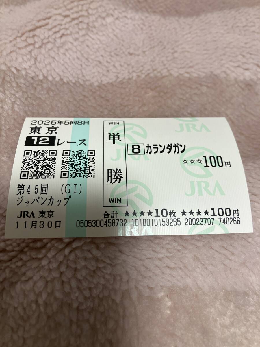 ☆カランダガン単勝馬券付！東京競馬場限定！welcomeチャンス特別版