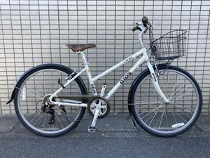 GIOS LIEBE ジオス リーベ 外装7段 前後タイヤ新品 アルミフレーム スタッガードフレーム