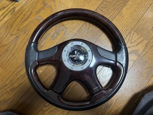 FABULOUS ステアリング ウッド ハンドル 当時物 LUXURY ファブレス 36パイ