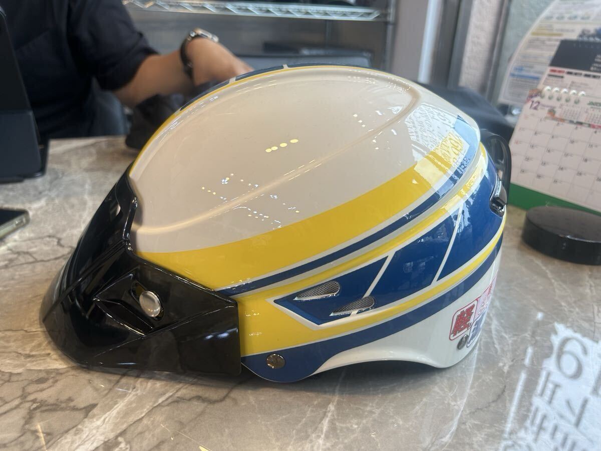 STRーZ（ヤールー）限定カラー ツバタイプ アライMX風 ヘルメット 半