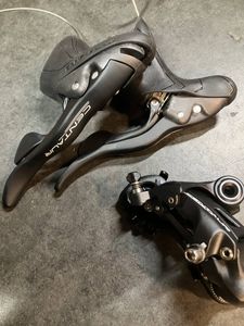組み付けのみカンパニョーロcentaulコントロールレバー ディレーラーセット　ケンタウルc