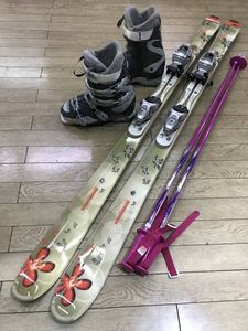 ☆★☆2026スタートセール！レディース４点セットN511 ROSSIGNOL SAPHIR 160cm/ 靴 ROSSI