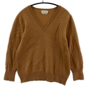 FRAY I.D フレイアイディー vネック カシミヤ ニット sizeF/ベージュ系