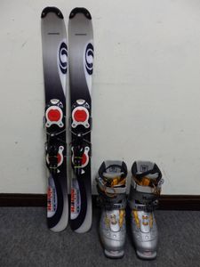 送料無料 サロモン スノーブレード ブーツセット ブーツ:23.5cm 板:90cm 管理番号:51 フ