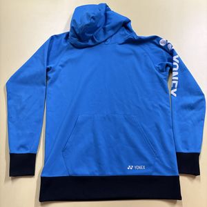 ヨネックス パーカー ユニL 訳あり（傷、前面ポケット上部にほつれあり9枚目写真参照）フ