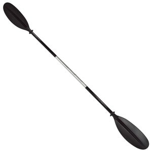『全長222cm』3段階の角度調整が可能 カヤック パドル 『黒/ブラック』ボート ゴムボート