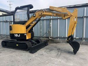 スミトモ　18J　1.8tクラス　パワーショベル　ショベルカー　ユンボ　横旋回　実働車 　