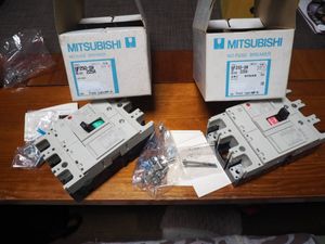 NFB　ノーヒューズブレーカ　三菱電機　225A　AC/DC兼用2P　1台出品
