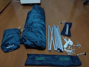 モンベル ミニタープ HX (モンベル クロノスドーム テント 焚火台 DDタープ ダンロップ