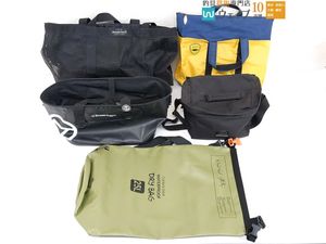 Lamore ウォータープルーフ ドライバッグ 25L・モンベル メッシュトートバッグ 他 計5点