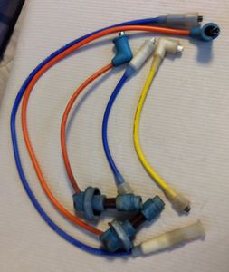 当時物　昭和レトロ　汎用　プラグ　コード　⑤本　ウルトラ　旧車　街道レーサー　ハチ