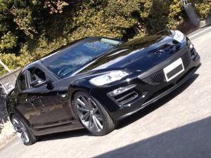 マツダ　RX8　タイプS　6MT　後期　レカロフルバケットシート　ローダウン　アルミホイー