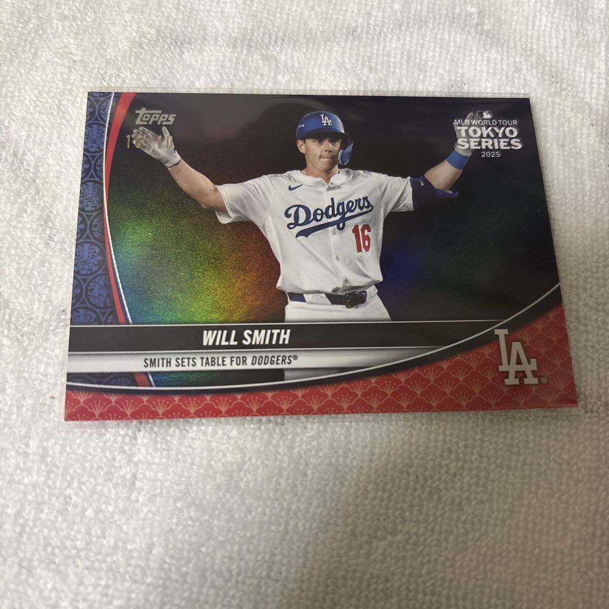 ウィルスミス WILL SMITH Topps 2025update Japan Edition TOKYO 