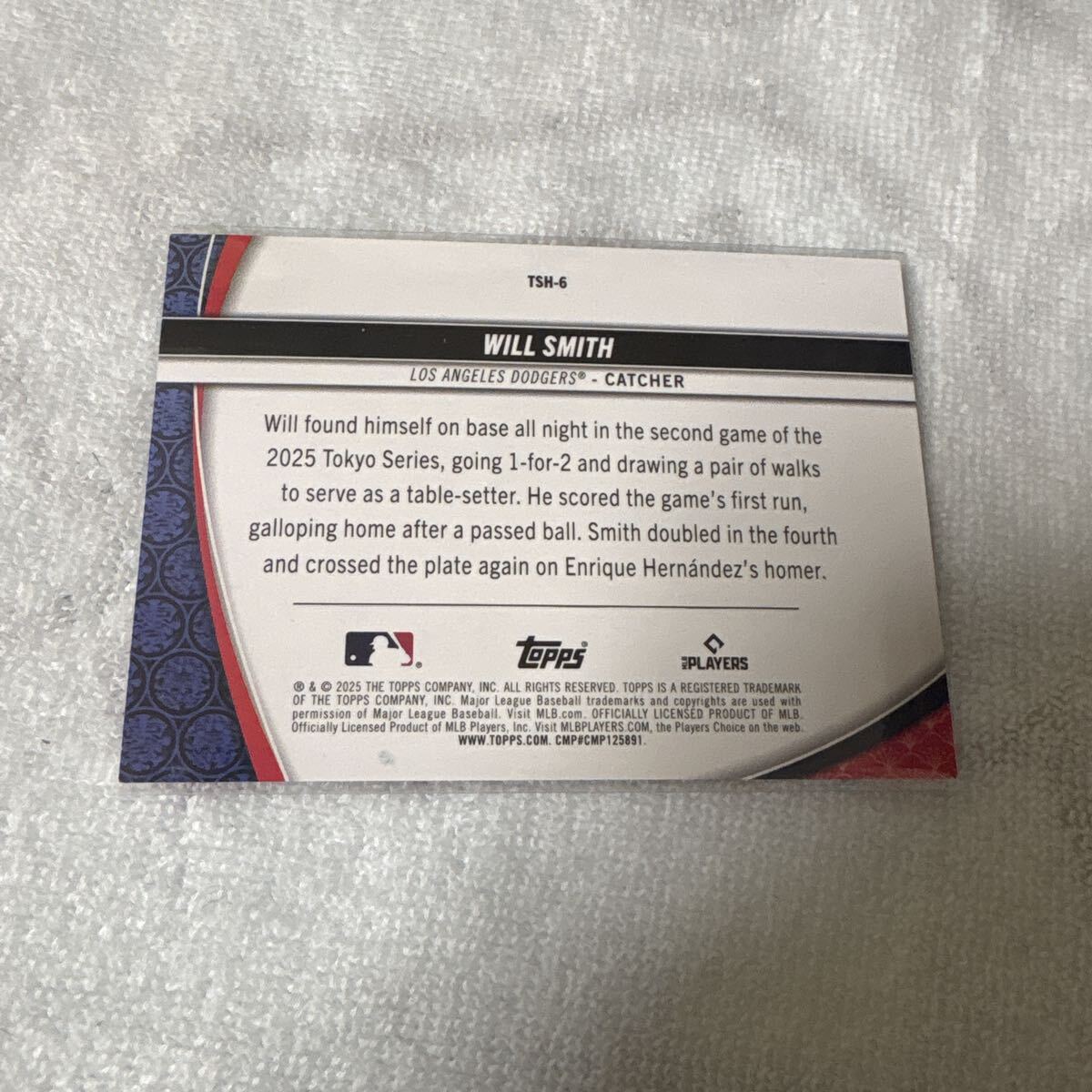ウィルスミス WILL SMITH Topps 2025update Japan Edition TOKYO 