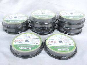 送料300円(税込)■ez048■ブルーレイディスク BD-R 25GB 10枚入 10点(100枚)【シンオク】