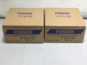【未使用】 フォステクス FOSTEX ドゥーム型インターユニット FT27D ペア