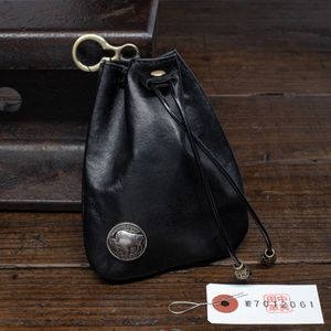 お守り袋【貴重品入れ】本革 ポーチ 小物入れ 牛革 レザー 小銭入れ カード入れ ミニ 革