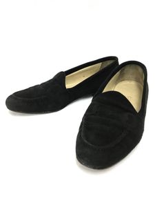 ◇1円◇ GUCCI グッチ スエード ホースビット ローファー サイズ 5.5 ブラック レディー