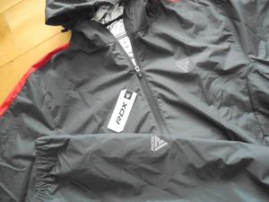 新品 RDX サウナスーツ ジャケット パンツ 上下セット メンズ 2XL ブラック×レッド ジム