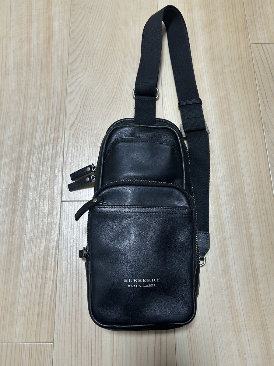 バーバリーブラックレーベル ボディバッグの値段と価格推移は？｜5件の