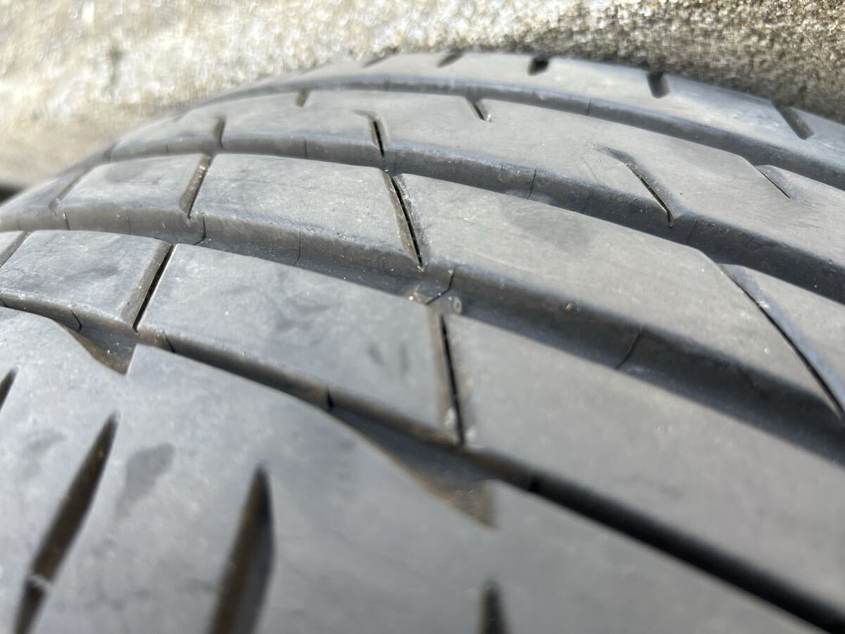 当時物 希少 te37風 ゼロファイター センターキャップ付き タイヤ付き