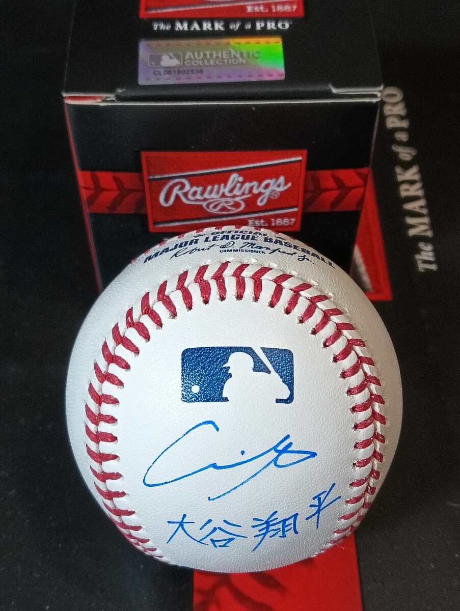 ロサンゼルスドジャース 大谷翔平 直筆サインボール 漢字サイン 正規品