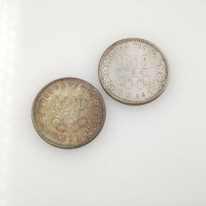 東京オリンピック記念 銀合金(セット)の中古価格は91,104円｜記念硬貨