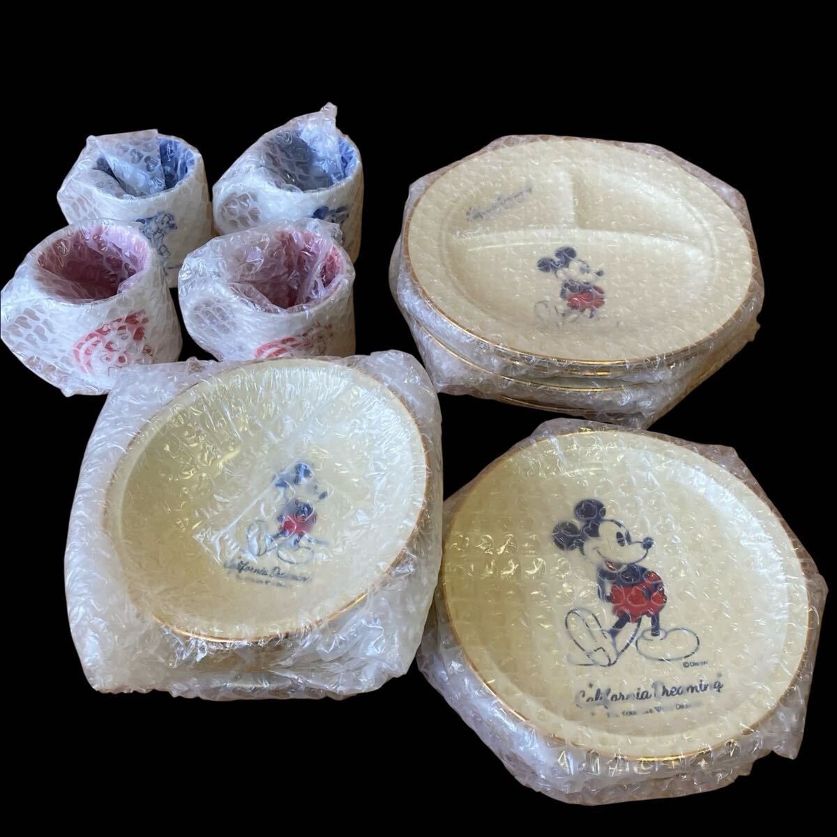 未使用品】ロンハーマン カリフォルニア Disney 食器セット 大プレート